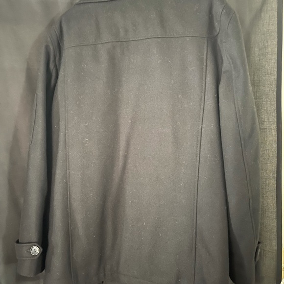 IZOD double breasted pea coat. - Picture 2 of 2
